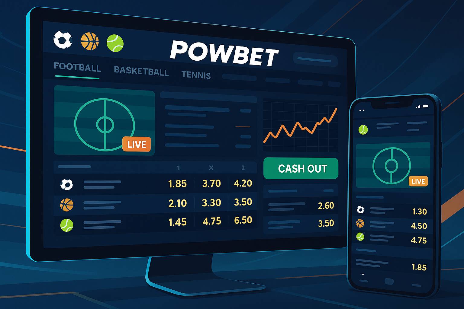 Aposte em apostas esportivas no cassino online POWBET